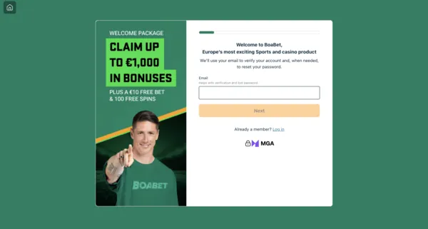BoaBet Login